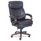 La-Z-Boy Woodbury Big/Tall 20.25 in. to 23.25 in. Seat Height Executive Chair - Brown Seat/Back/Weathered Sand Base